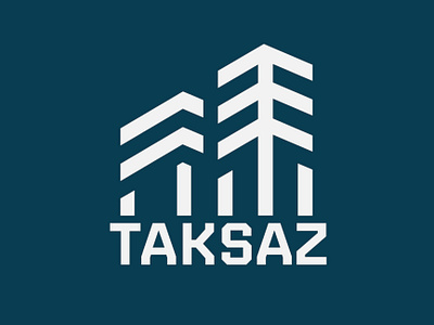 taksaz building logo branding graphic design logo