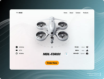 Futuristic Drones Graphic design animation graphic design motion graphics ui