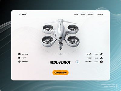 Futuristic Drones Graphic design animation graphic design motion graphics ui