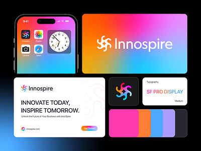 Innospire™ logo design | Creative Consulting Firm | Unused Logo brand growth brand strategy branding business solutions consultancy consulting firm creative creative solution digital transforamtion innovation inspration logo marketing innovation minimalistic modern product saas spiral tech innovation web3