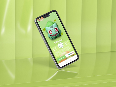 Pokemon Game UI Concept bulbasaur nitendo pikachu pokeball pokedex pokemon pokemongo