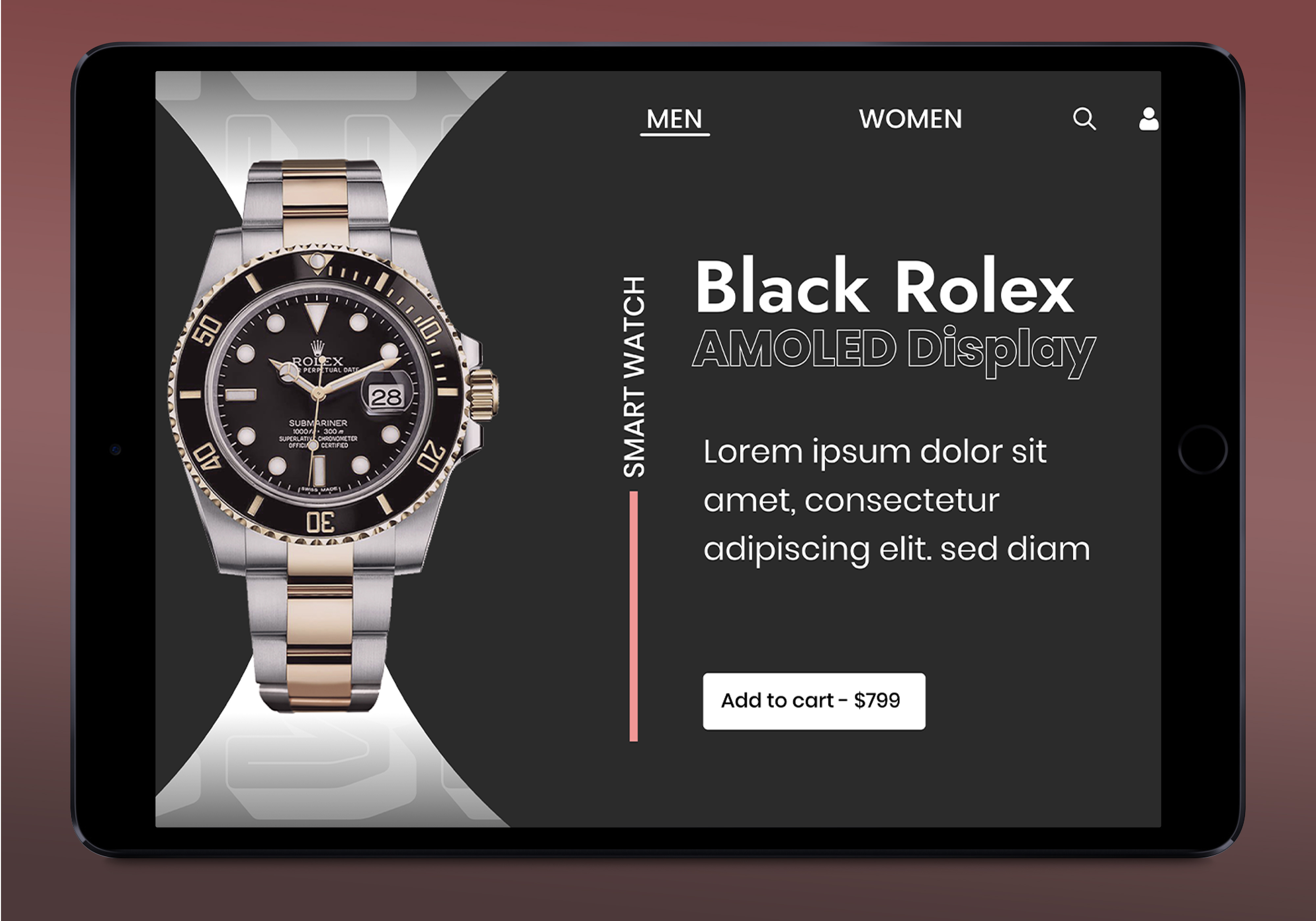 Smartwatch Landing Page app ui dashboard figma graphic design motion graphics prototype ui ux watch design web ui