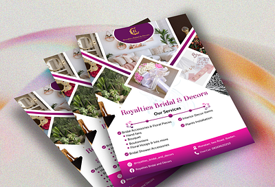 Event and Decoration Flyer branding design flier flyer graphics design