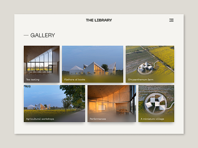 Conjecture 010: Web UI, Gallery Section, The Library design framer design framer website tone design ui ui design website design