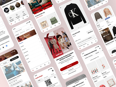 HalfPrice - Mobile App Design Concept app concept e commerce mobile shopping store ui ux