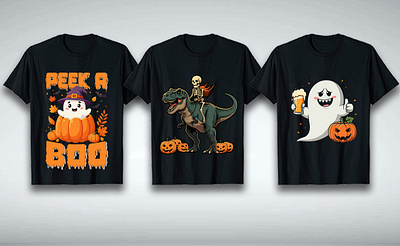 Halloween t-shirt design (Part-2) branding creepyfashion ghostgang graphic design halloweenapparel halloweentshirt horrortshirt pumpkinpatch scaryshirt spookyseason t shirt t shirt design trickortreat witchvibes