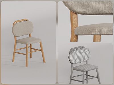 Day 21/30 - Helda Chair furniture visualization