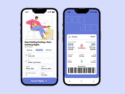 Daily UI #024 - Boarding Pass 3d animation graphic design ui