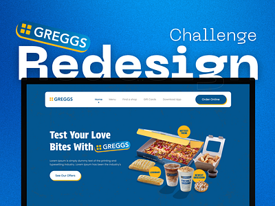 ✏️Website Redesign Challenge of Greggs creative design figma design redesign redesign website ui ux website website design