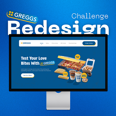 ✏️Website Redesign Challenge of Greggs creative design figma design redesign redesign website ui ux website website design