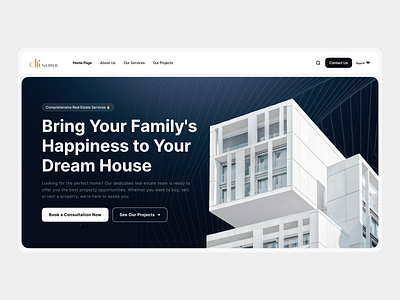 Real Estate Website marketing agency website real estate real estate website ui user interface ux web design