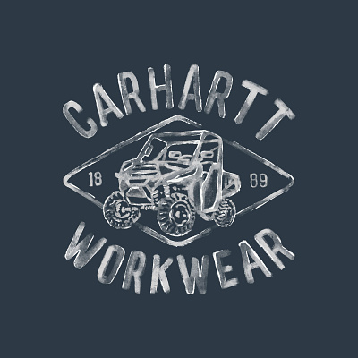 Carhartt UTV adventure carhartt carharttwip drawing graphic design illustration streetwear tshirt tshirtdesign usa vintage workwear