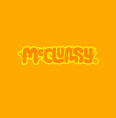 McClumsy Merchandise Graphic branding design graphic design illustration logo typography vector