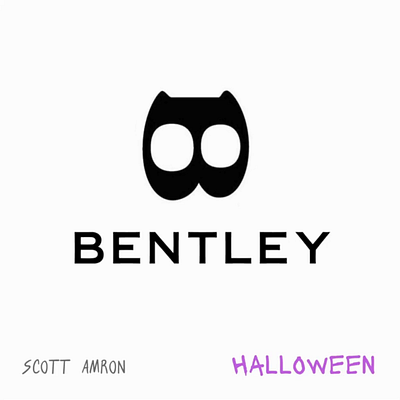 I made Bentley for Halloween. Spooky Sideways B !!! bentley branding halloween halloween spooky