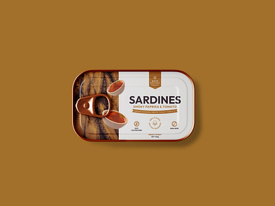 WHITE ORCHARD SARDINES - LOGO AND PACKAGING DESIGN #4 brand identity design food branding logo logo design packaging design sardines visual identity