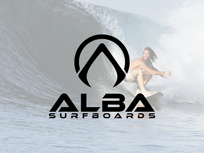 ALBA SURFBOARDS apparel brand design extremesports logo ocean skate sports surf surflogo