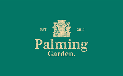 Palming Garden - Logo Design. agriculture logo branding branding and identity design garden logo graphic design icon identity industry logo logo logoarchive logodesign logodesigner logomark luxury logo motion graphics vector visual identity