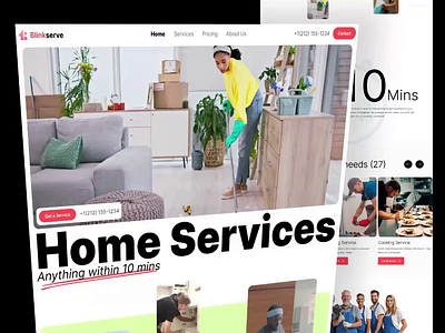 Home service website design cleaning service website home cleaning service website home service website home services website home services website design home website home website design modern website service website service website design ui animation web designer website animation website design website designer