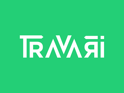 Travari – Logo Design for a Travel Company direction green logo logo design safari travel