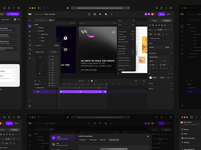 Mottie - Motion Graphic Editor daily design editor motion motion editor motion graphics mottie ui ui design uiux ux