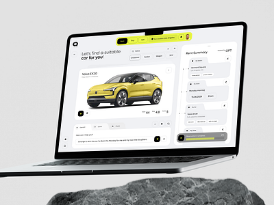 Car Rental AI Assistant Dashboard ai app assistant auto car crm dashboard design interface product saas ui ux web