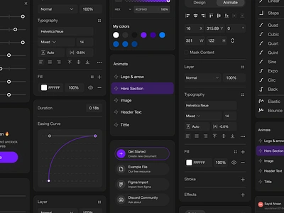 Mottie - Components Design components daily design motion graphics mottie ui ui design uiux ux