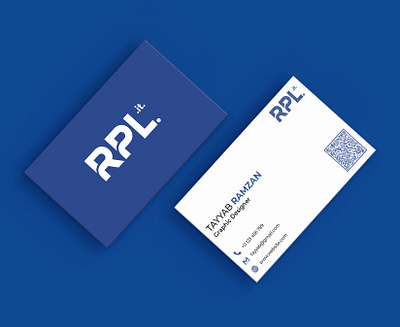 Stationery Design for RPL it. branding business card design graphic design letterhead logo design stationery stationery design visitng card design