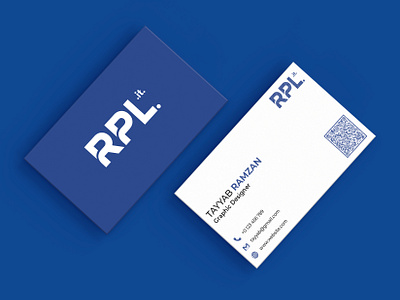 Stationery Design for RPL it. branding business card design graphic design letterhead logo design stationery stationery design visitng card design