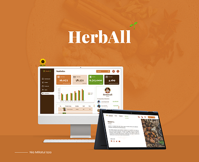 HerbAll - E-Commerce branding e commerce health herbs logo market nature plant product traditional ui ux