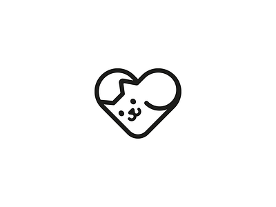 Cat and heart animal brand branding cat design elegant graphic design heart illustration logo logo design logo designer logodesign logodesigner logotype love mark modern pet sign