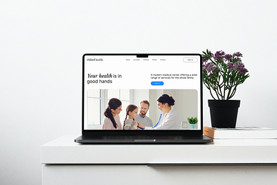 Oxford health → web desktop ui uiux web web design