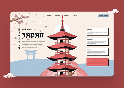 Tourism landing page branding design figma graphic design illustration landingpage tour tourism ui user interface ux uxdesign website