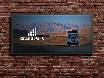 Grand Park - Logo Design Branding Brand Identity Design 3d animation branding graphic design logo motion graphics ui