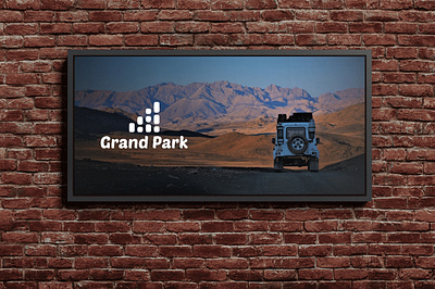 Grand Park - Logo Design Branding Brand Identity Design 3d animation branding graphic design logo motion graphics ui