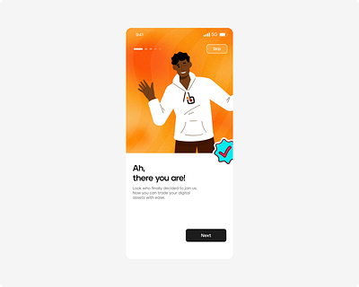 Fintech Onboarding Screens fintech fintech onboarding illustration mobile app onboarding onboarding experience onboarding screen ui uiux ux welcome screen