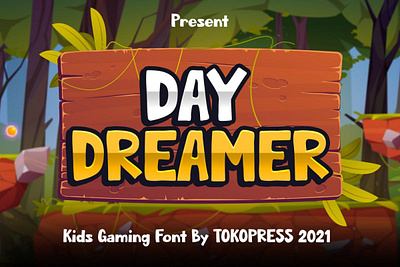 Daydreamer – Kids Gaming Font children font gaming font kids font modern font