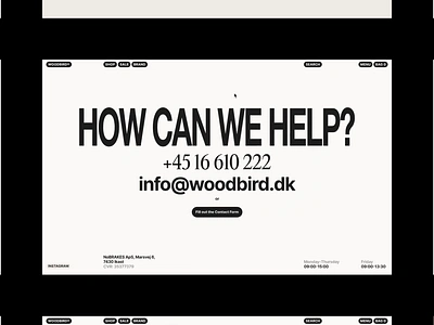 Woodbird Case Study bold case che e commerce ecommerce editorial grid interaction typography ui ux valery che web webdesign website