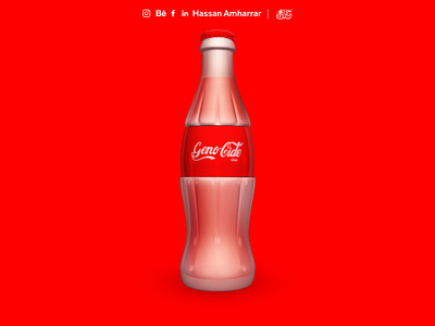 Boycott Cocacola graphic design typography typography design