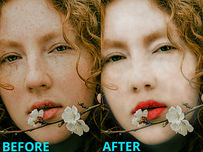 Photo Enhancement and Remove Imperfections graphicdesign imagecorrection photodesign photoediting skinretouching