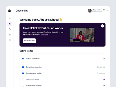 Onboarding Experience