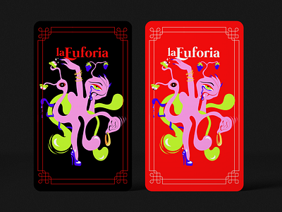 la Euforia - Illustration adobe illustrator drawing euforia euphoria graphic design illustration tarot vector vector art