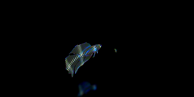 白虹鱗 animation fish glow illuminate iridescence rare tropical fish