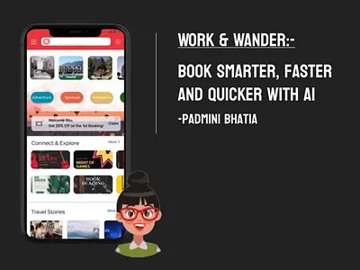 Work & Wander'23 animation illustration ui ux design