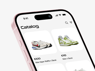 Sneakers Mobile Store | Internal Pages clothing design e commerce footwear mobile app mobile store online store shop sneakers ui