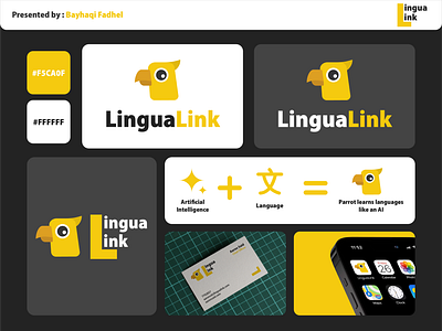 LinguaLink, AI-Powered Language Translator Tool App app logo brand brand design brand identity branding design graphic design logo logo concept logo design logo identity minimalistic logo modern modern logo parrot logo professional logo