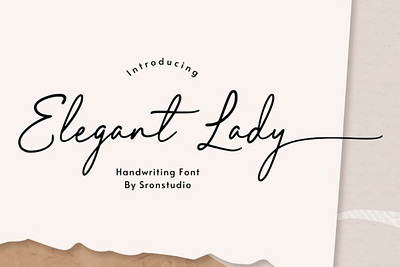 Elegant Lady Font calligraphy clean contemporary elegant minimalist modern simple smooth stylish timeless