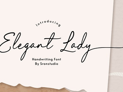 Elegant Lady Font calligraphy clean contemporary elegant minimalist modern simple smooth stylish timeless