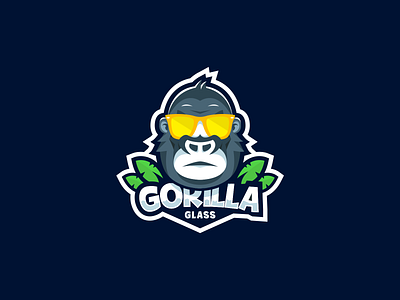 Logo Design - Gorilla Glass branding gorilla graphic design illustration key visual logo logodesigner maskot