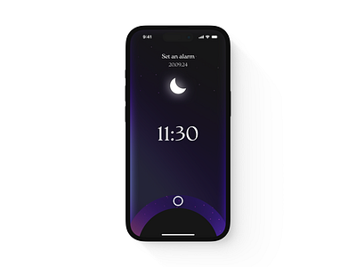 Sleep alarm interaction alarm animation app design interaction interaction design micro interaction minimal minimal design mobile mobile app mobile app design mobile ui prototype sleep ui ui design ux ui