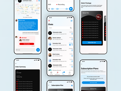 TeamLynk chatting app chatting mobile app figma design messaging app mobile app mobile app design mobile app ui product deisgn subscription app ui uiux user experience user inetrface ux